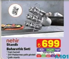 NEHİR STANDLI BAHARATLIK SETİ